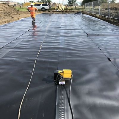 Customized Width Impermeable Double-Sided HDPE Geomembrane for Environmental Protection