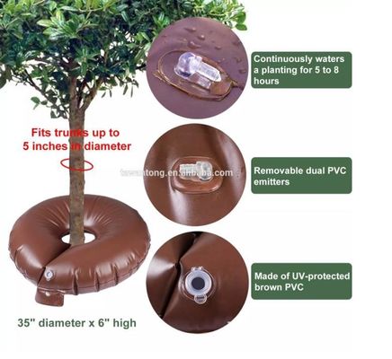 Maximize Tree Health with PVC Round Tree Watering Bag Function Drip Irrigation Work