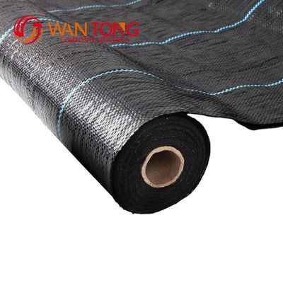 PP Woven Geotextile Weed Control Barrier Landscape Fabric for Ground Cover Width 1-6m