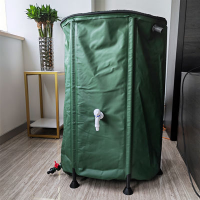 100 Gallon Portable Water Storage Tank Foldable Rain Barrel for Garden Collapsible PVC