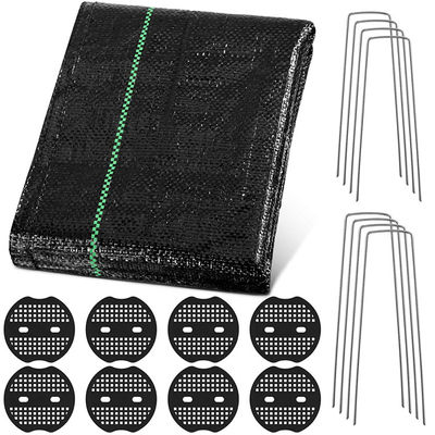 Say Goodbye to Weeds with Natural Grass Weed Control Mat PP Fabric Garden Root Barrier