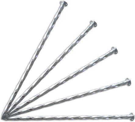 10inch Common Nail Galvanized Metal Spiral Nails for Artificial Grass Landscape Stake
