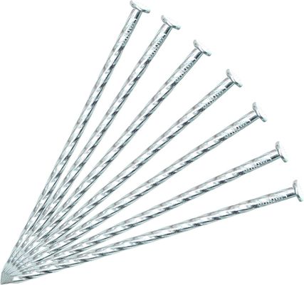10inch Common Nail Galvanized Metal Spiral Nails for Artificial Grass Landscape Stake