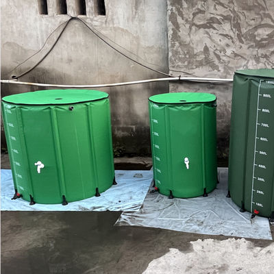 Extra Stable Rainwater Collector 100 Gal Portable Water Storage for Garden Irrigation