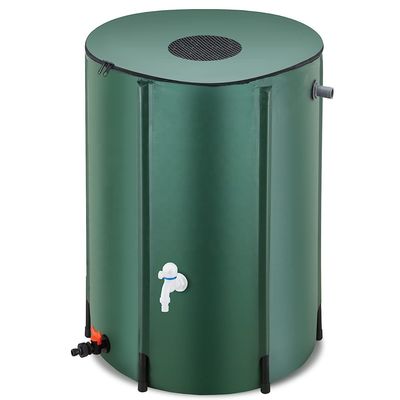 Extra Stable 250L Portable Water Collector Rain Barrel for Waterproof Rain Collection
