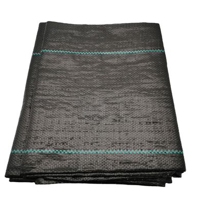 Agricultural Ground Cover Mat 100GSM PP Woven Weed Mat for Barrier Weed Control