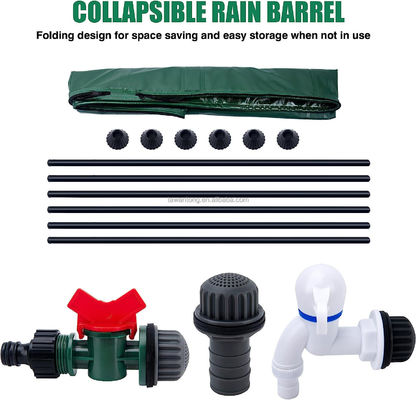 250L Collapsible Rain Barrel The Perfect Addition to Your Garden Water Storage System