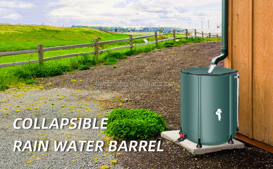 250L Collapsible Rain Barrel The Perfect Addition to Your Garden Water Storage System