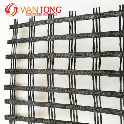 12.7*12.7mm 25.4*25.4mm Mesh Size Bitumen Coated Fiberglass Geogrid for Asphalt Road