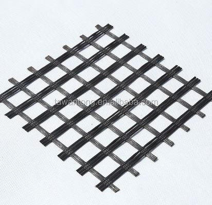 Chinese Design Style ISO Standard 50kn Glass Fiberglass Geogrid for Road Construction
