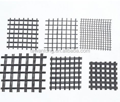 Chinese Design Style ISO Standard 50kn Glass Fiberglass Geogrid for Road Construction