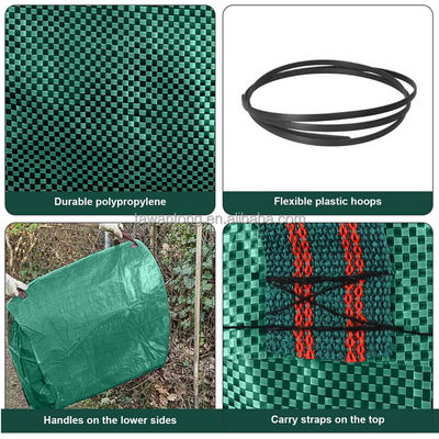 72-Gallon Capacity Leaf Garden Waste Storage Bag The Eco-Friendly Composting Solution