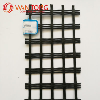 5m Width Fiberglass Geogrid Warp Knitting for Asphalt Overlay Reinforcement CE/ISO9001