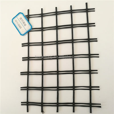 5m Width Fiberglass Geogrid Warp Knitting for Asphalt Overlay Reinforcement CE/ISO9001