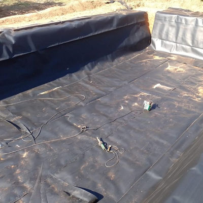 Black HDPE Geomembrane Liner Sheet Perfect for Durable Waterproofing or Shrimp Ponds
