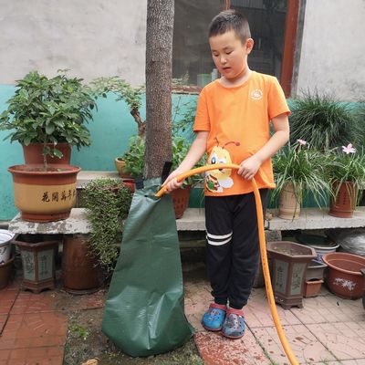 PE PVC Mesh Tarp Self Drip Irrigation Tree Water Bag 15 20 Gallon for Tree Growing
