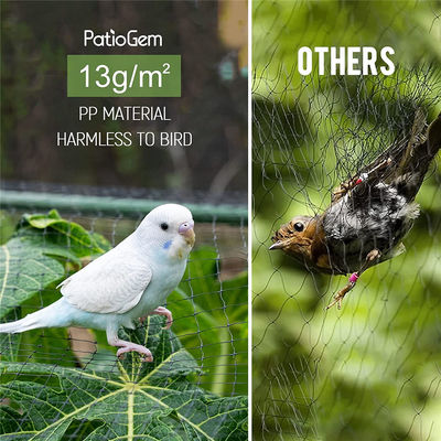 UV Resistant White Black Green PP Plastic Mesh for Anti-bird Net/Rabbit Deer Control