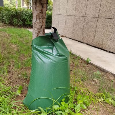 Green 2 Packs 15 Gallon Slow Release Self Drip Irrigation Tree Watering Bag CE/ISO Approved