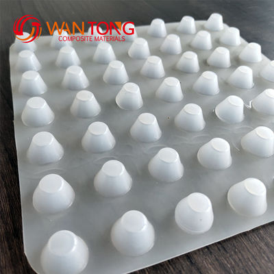 Earthwork Products HDPE Plastic Drainage Cell For Green Roof System On Garage Roof
