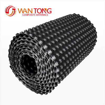 Earthwork Products HDPE Plastic Drainage Cell For Green Roof System On Garage Roof