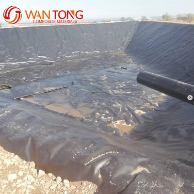 Fish Farm Pond Liner Geomembrane in Black and White HDPE for Environmental Protection