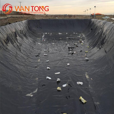 Fish Farm Pond Liner Geomembrane in Black and White HDPE for Environmental Protection