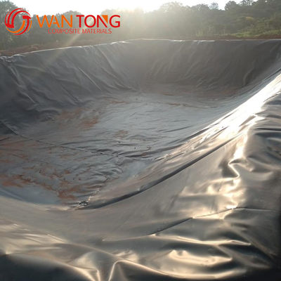 Fish Farm Pond Liner Geomembrane in Black and White HDPE for Environmental Protection