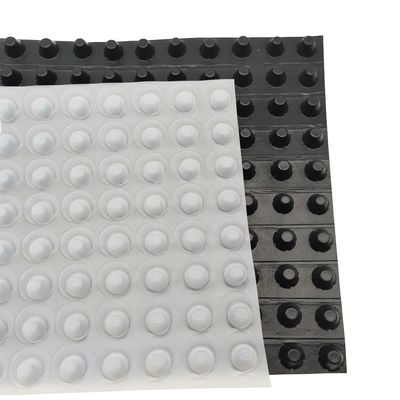 8mm Height HDPE PP Nonwoven Composite Dimple Drainage Sheet/Drainage Board