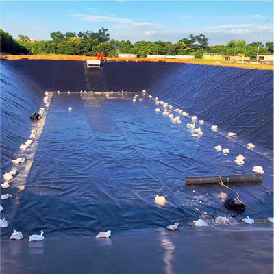 0.75Mm 2m-8m Width HDPE Geomembrane for Geomembrane Water Liners 1.0mm Thickness