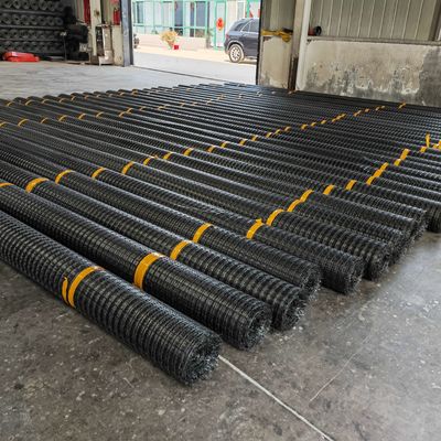 Geogrid Mesh Biaxial PP Plastic Geogrid for Road Reinforcement Mesh Size 25.4*25.4mm