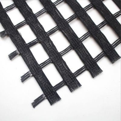 100-100kn High Tensile Strength Geogrids for Asphalt Pavement Reinforcement in Yellow