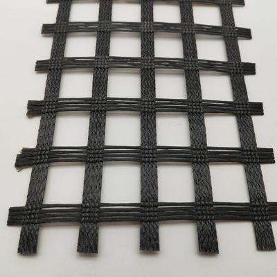 100-100kn High Tensile Strength Geogrids for Asphalt Pavement Reinforcement in Yellow