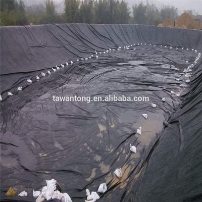 2mm Thick Black HDPE Plastic Geomembrane for Fish Farming Dam Water Tank Pond Liner Sale
