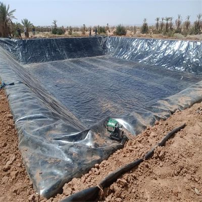 Rough Surface HDPE Geomembrane Workshop 1.0mm Film Blowing for Waterproof Dam Lining