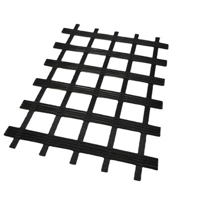 White Polyester Geogrid Reinforcement for Ground Stabilization in Civil Engineering