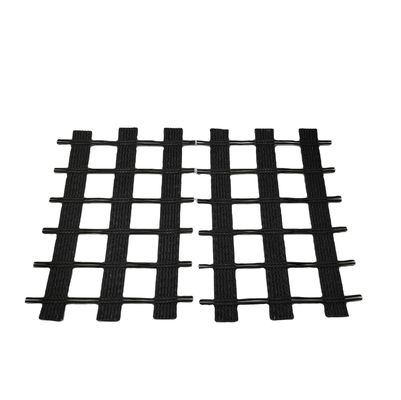 White Polyester Geogrid Reinforcement for Ground Stabilization in Civil Engineering