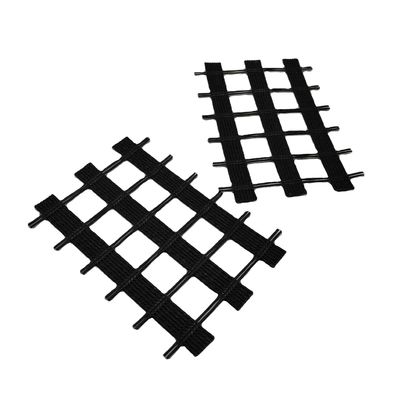 80kn 120kn Tensile Yield Biaxial/Uniaxial Polyester Pet Geogrid for Road Construction