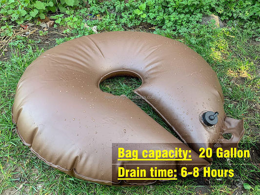 Slow Release Watering Made Easy with Portable Drip Irrigation PVC Tree Watering Ring