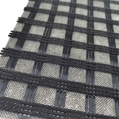 80kn 120kn Tensile Yield Biaxial/Uniaxial Polyester Pet Geogrid for Road Construction