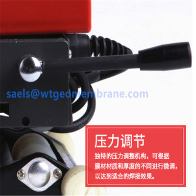 Portable Ultrasonic Welder 1mm HDPE Geomembrane Welding Machine Hot Wedge Plastic Material