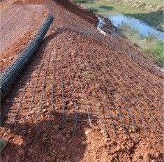 Black Geotextile Nonwoven Biaxial Plastic Geogrid Stitched Anticrack Geogrid for Asphalt Pavement