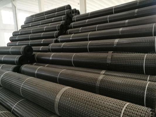 High Tensile Strength Black Biaxial Geogrid for Soil Stabilization 30-30kn PP Material