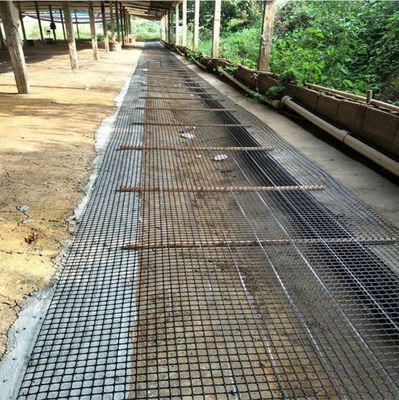 PP 3030KN Biaxial Geogrid for Road Construction Slope Protection 12.7*12.7mm Mesh Size