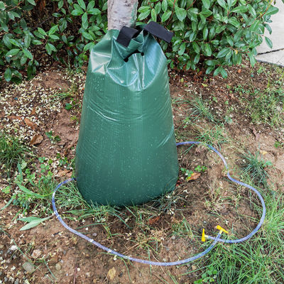 Tree Irrigation System 75L Capacity 20 Gallon Slow Release Drip Watering Bag for Trees