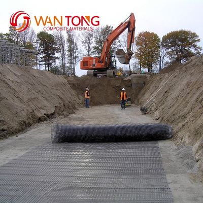 Plastic PP Bidirectional Biaxial Geogrid 20kn 30kn 40kn for Roadway Base Reinforcement