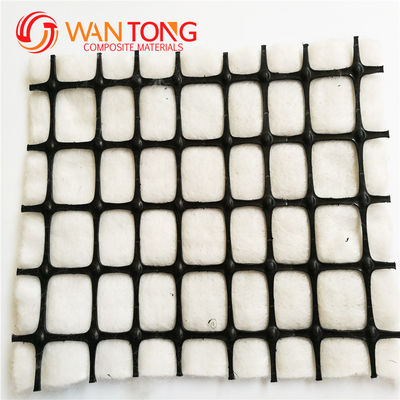 PP Plastic Geogrid Composite Pet Nonwoven Geotextile for Bridge and Tunnel Reinforcement
