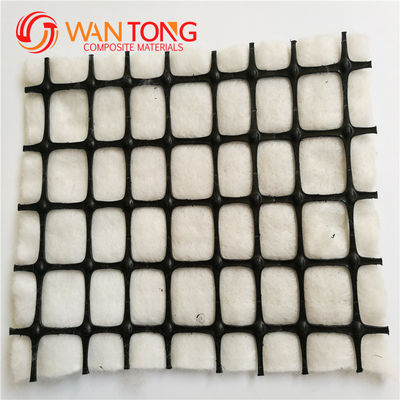 PP Plastic Geogrid Composite Pet Nonwoven Geotextile for Bridge and Tunnel Reinforcement