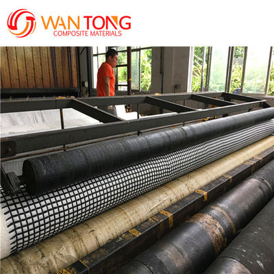 PP Plastic Geogrid Composite Pet Nonwoven Geotextile for Bridge and Tunnel Reinforcement
