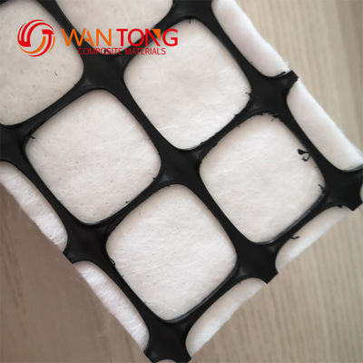 Plastic Road PP Biaxial Geogrid 40/40kn Composite Nonwoven Geotextile for Road Reinforcement