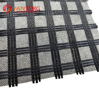 Road Reinforcement Nonwoven Pet Geotextile Composite PP Plastic 25kn Biaxial Geogrid